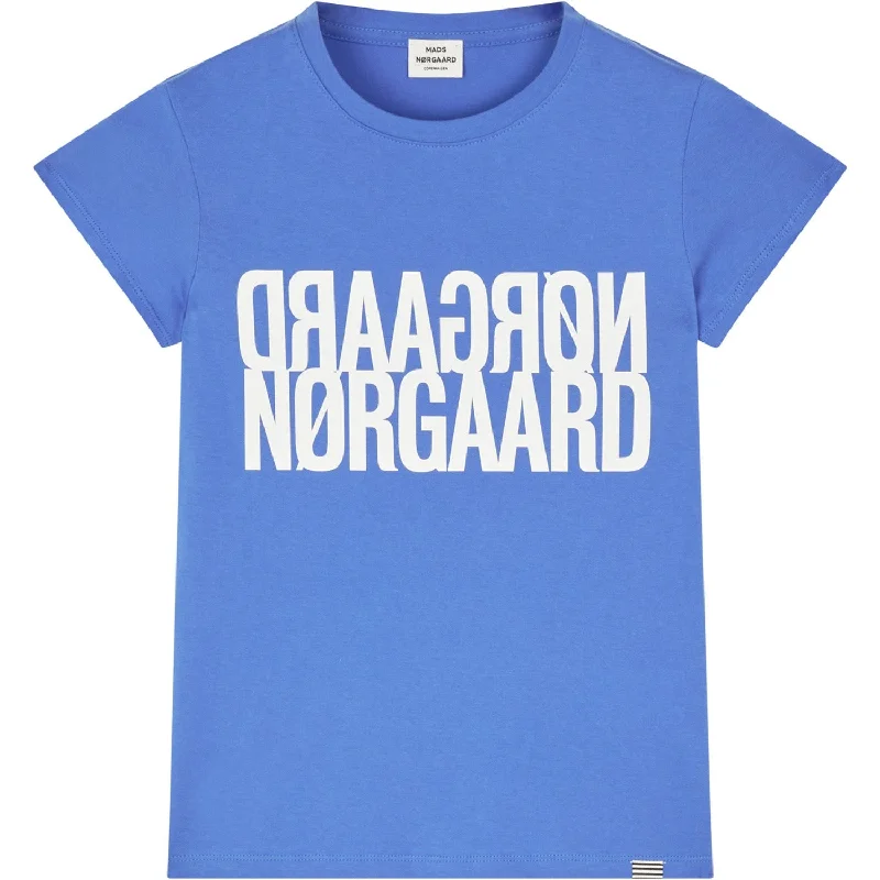 Noble And Elegant Mads Nørgaard Amparo Blue Single Organic Tuvina T-shirt