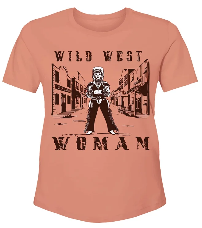 Practical Style Women's Hooey Wild West Women T-Shirt #HT1641PK