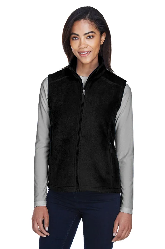 Refreshing Design Core 365 Womens Journey Pill Resistant Fleece Full Zip Vest - Black