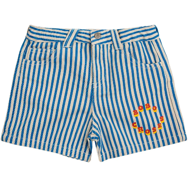 Basic Version Bobo Choses Circle Stripes Woven Shorts by Bobo Choses - Last One In Stock - 12-13 Years