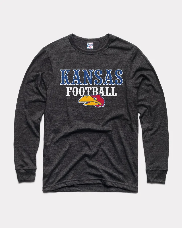 American Style Kansas Football Black Long Sleeve T-Shirt