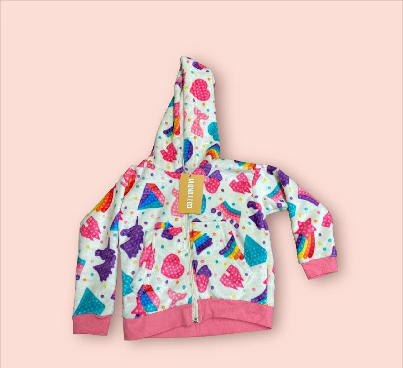 Exquisite Design Pop It Fleece Hoodie Jacket