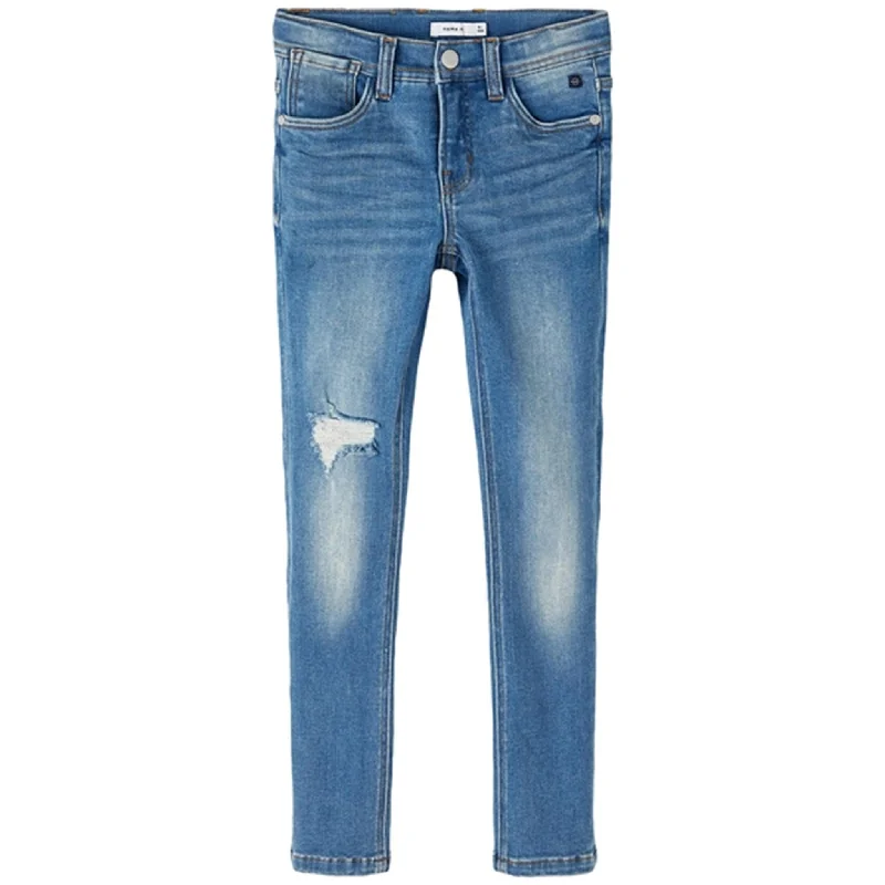 Classic Series Name it Medium Blue Denim Theo Slim Jeans Noos