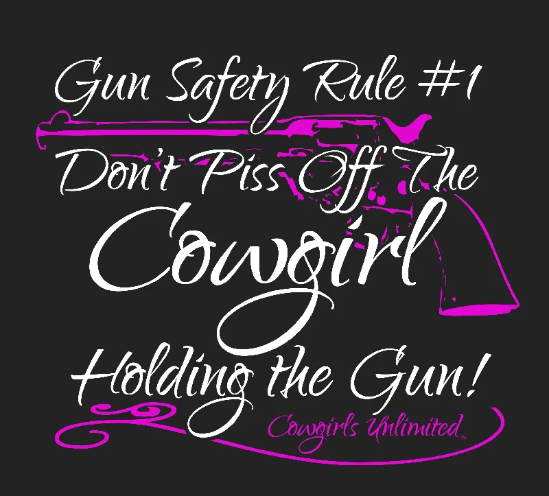 Spring Fashion Women's Cowgirl Unlimited Safety T-Shirt #CG-1193