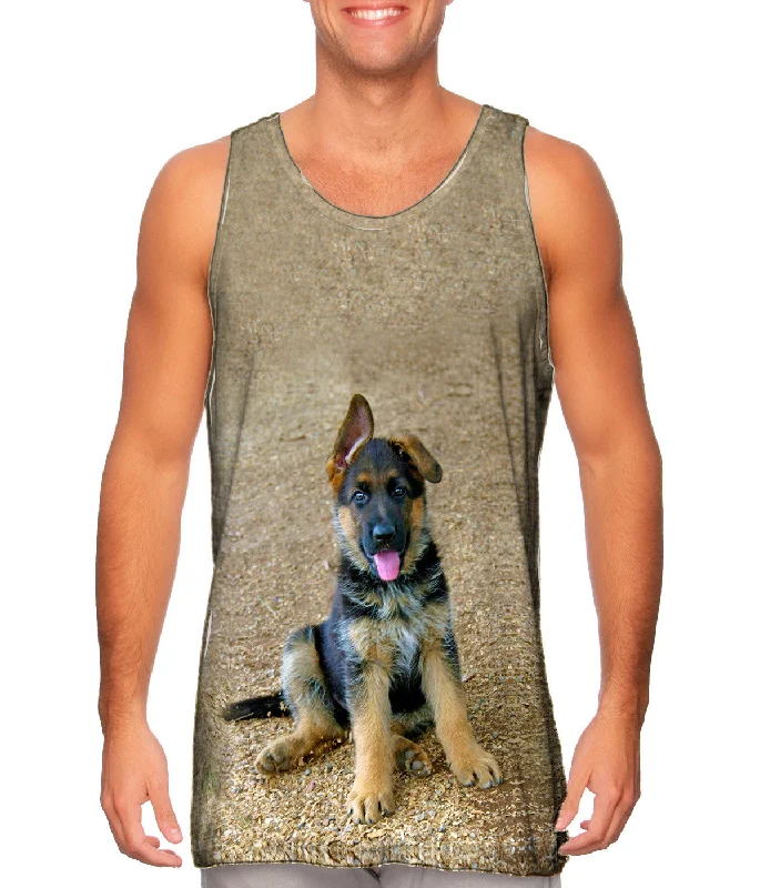 Trendy And Casual German Shepherd Puppy