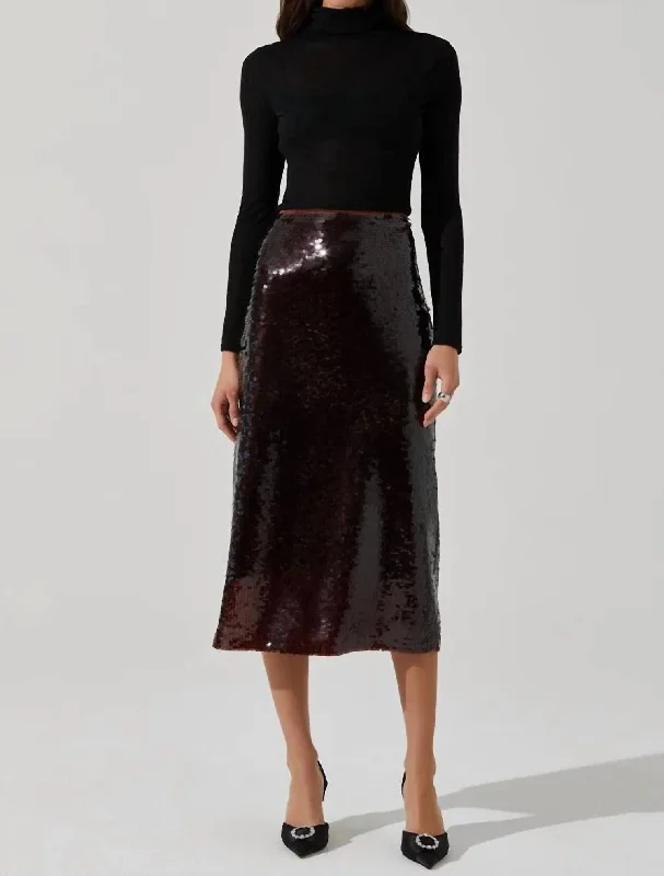 High-quality Styles Dova Skirt In Brown