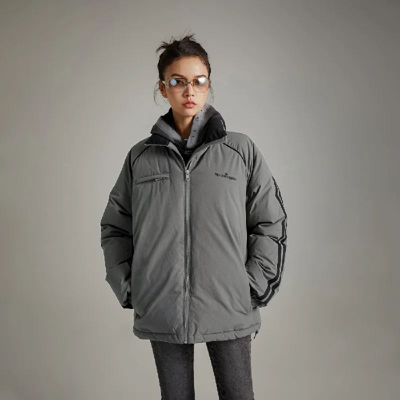 Goddess Style Sporty Loose Fit Padded Jacket