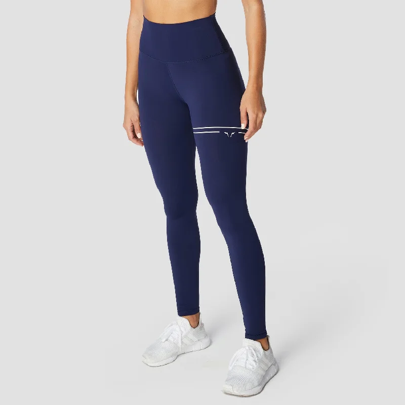 Fresh And Fashionable Flux Leggings - Navy