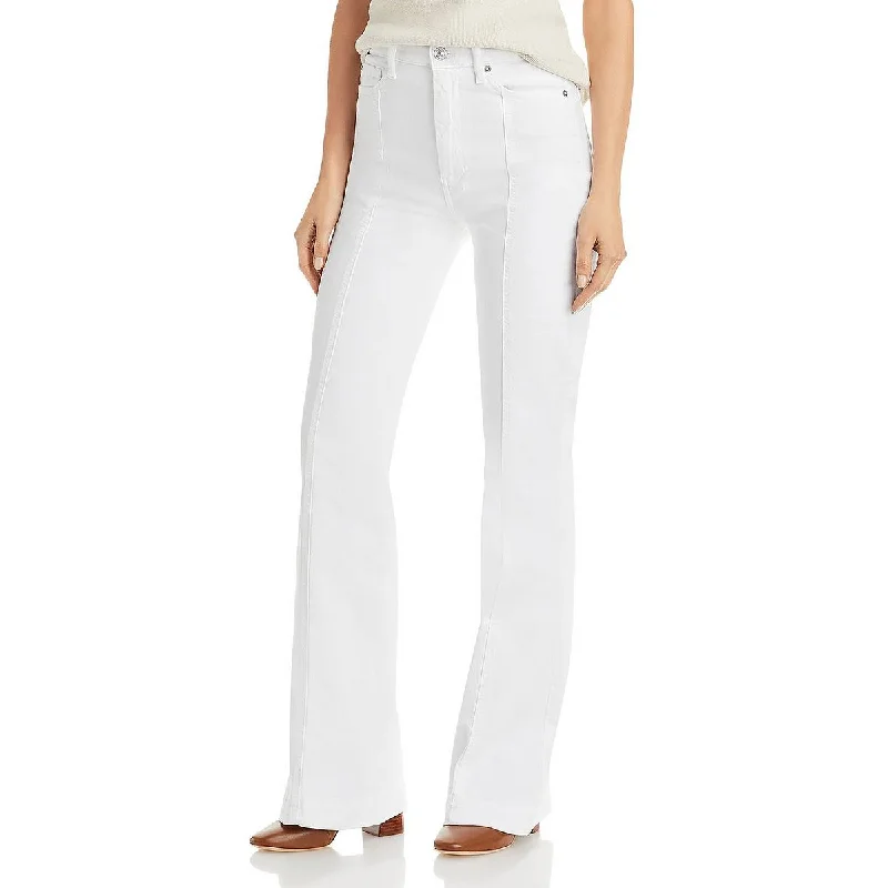 Versatile Itinerary 7 For All Mankind Womens Denim Flare High-Waist Jeans