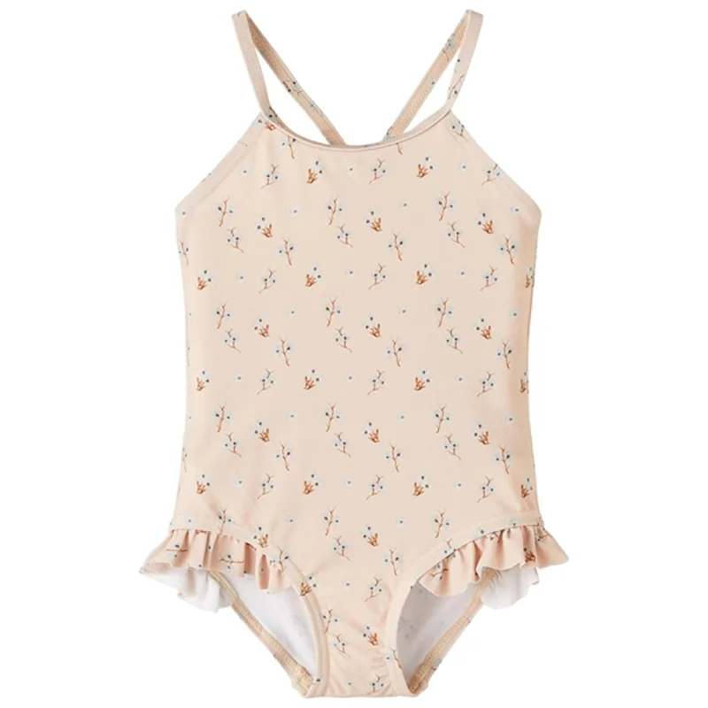 Elegant And Charming Lil'Atelier Rose Dust Fiona Strap Swimsuit