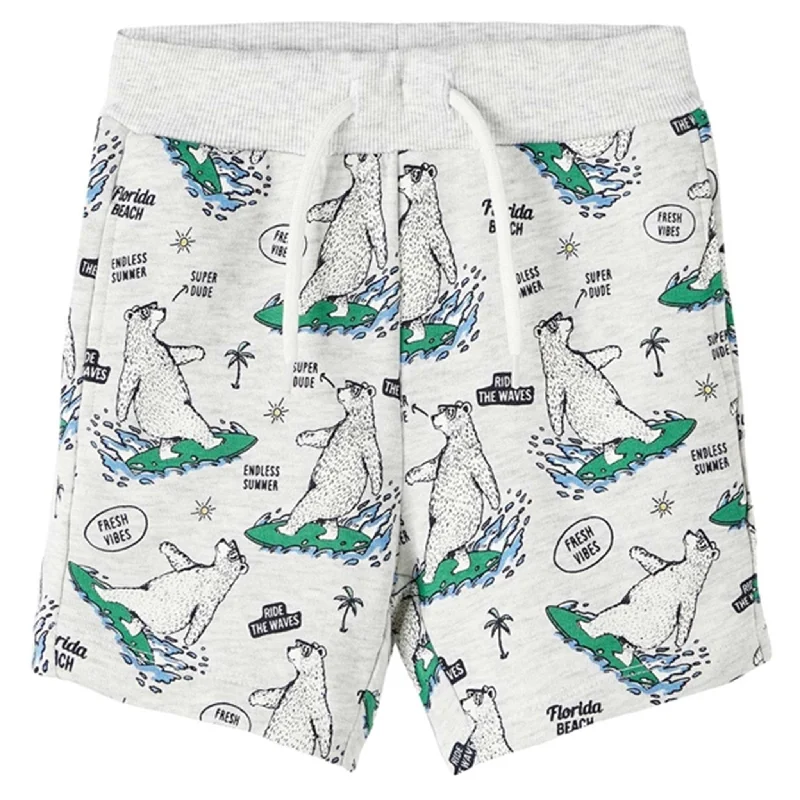 Artistic Temperament Name it Light Grey Melange Jesse Sweat Shorts