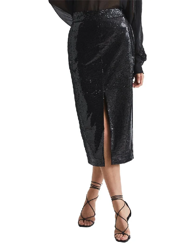 Elegant Design Reiss Dakota Sequin Pencil Skirt