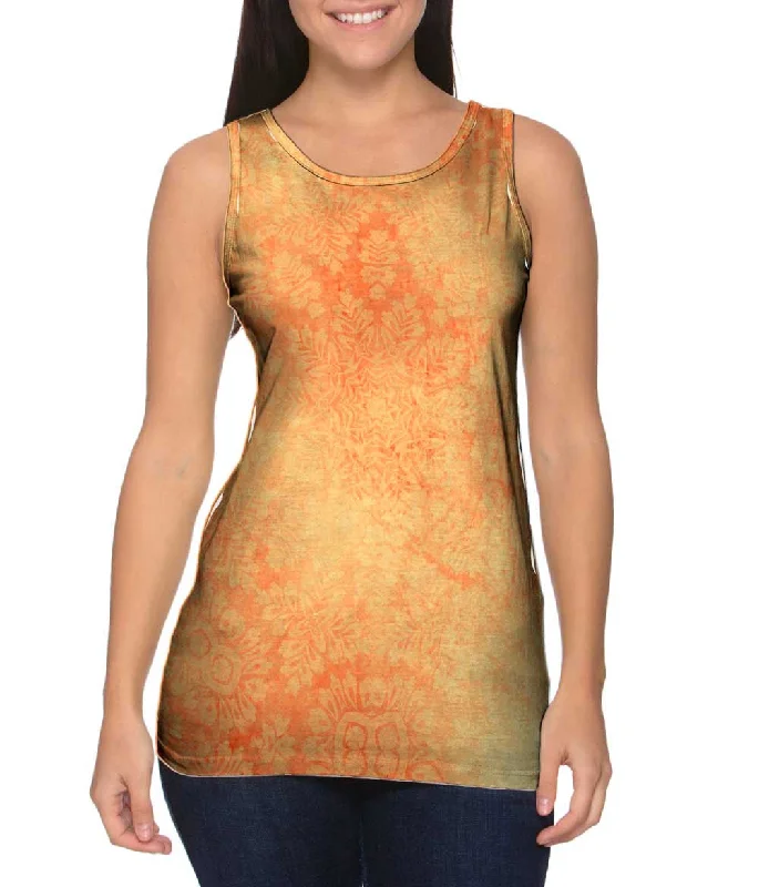 Fashionable And Versatile Floral Goddess Orange