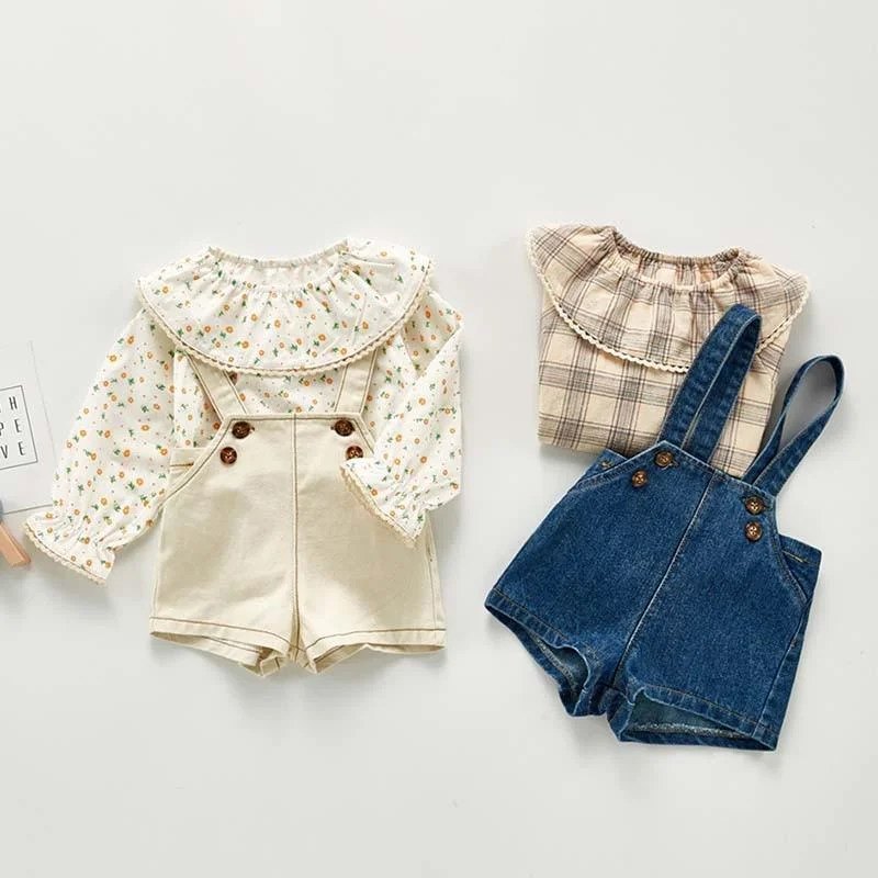 Sports Fashion Toddler Denim Outfit Sets