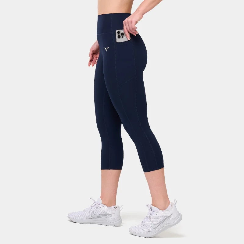 Bright Colors Essential ACT Leggings 21" 2.0 - Navy