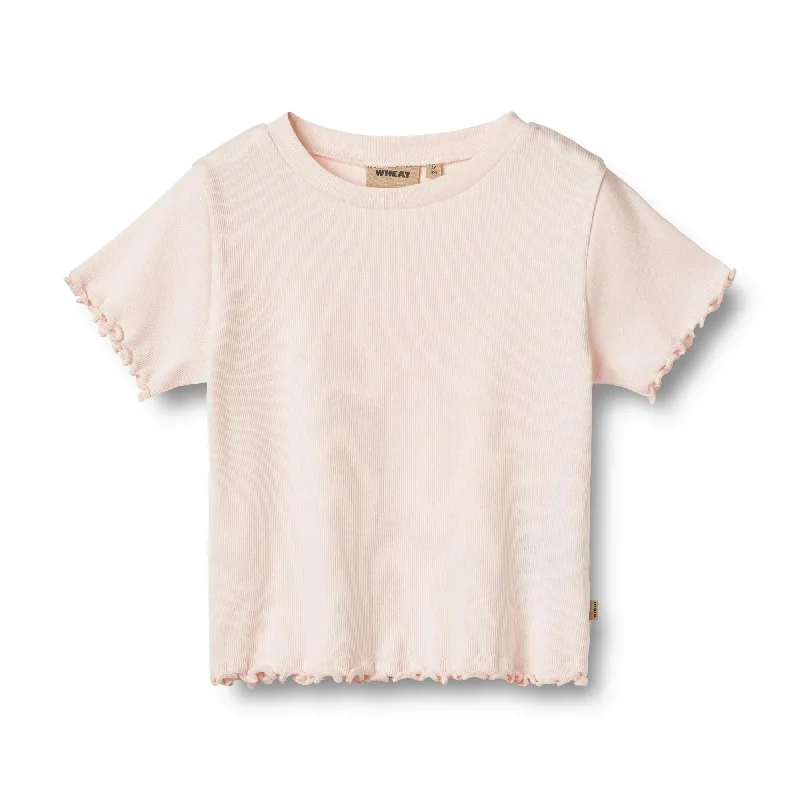 Elegant Design Wheat Soft Rose T-shirt Irene