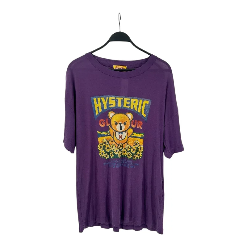 Simple Design HYSTERIC GLAMOUR/T-Shirt/FREE/Purple/Cotton/Graphic