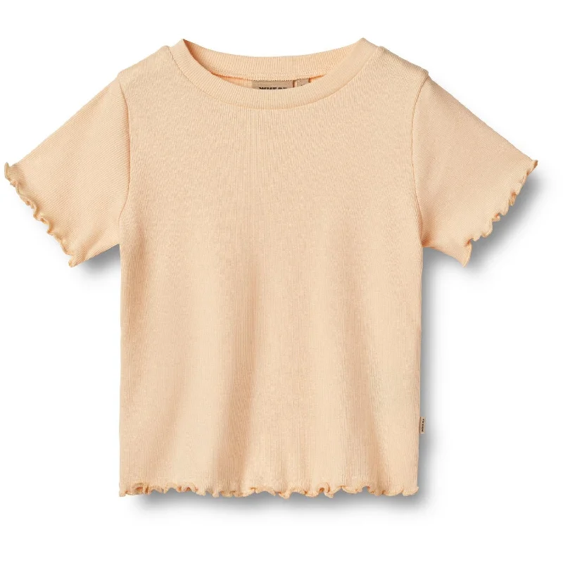 Comfortable Series Wheat Pale Peach T-shirt Irene