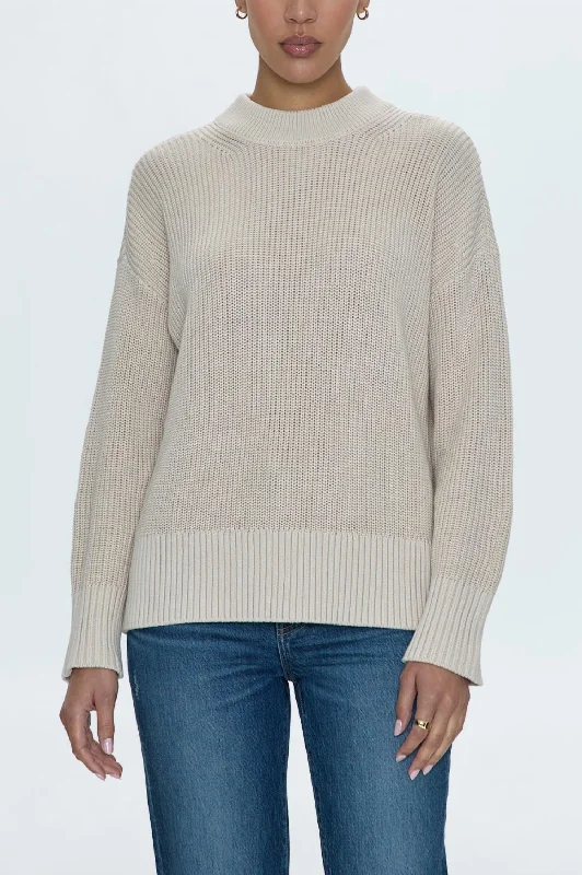 Fashionable Inner Wear Eve Sweater In Dove