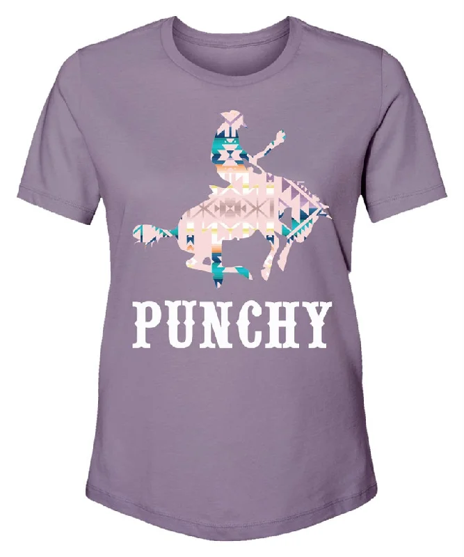 Fresh And Fashionable Women's Hooey Punchy Bronc T-Shirt #PT1641PL