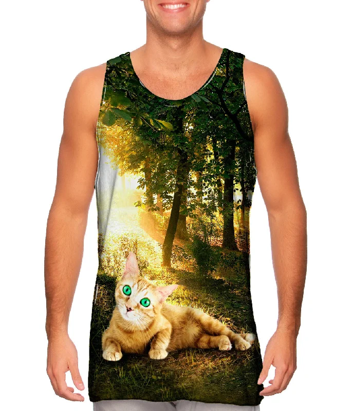 Printed Patterns Forest Cool Cat