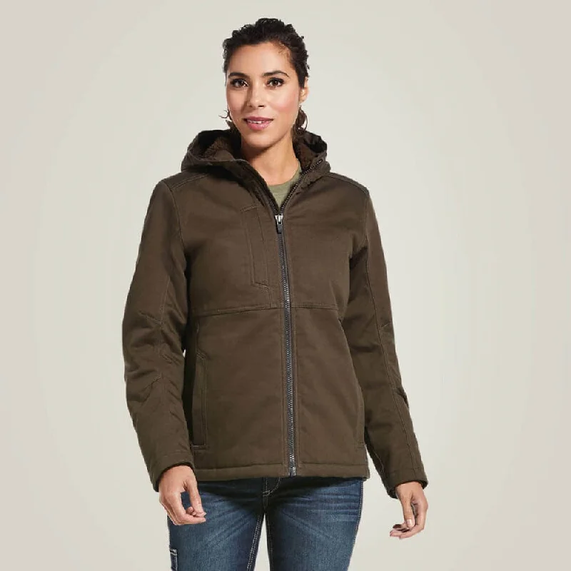 British Style Ariat P20334 Women's Rebar DuraCanvas Insulated Jacket