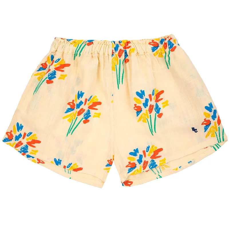 Printed Patterns Fireworks All Over Woven Shorts by Bobo Choses