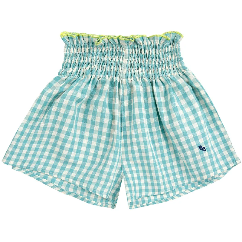 Exquisite Tailoring Vichy Woven Shorts by Bobo Choses