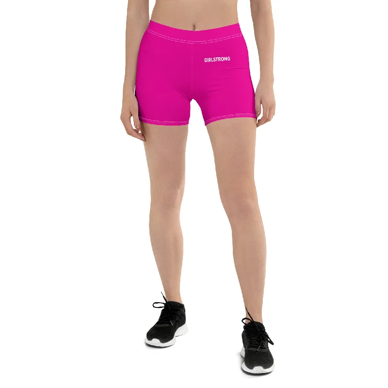 Retro Design ELEVATED ESSENTIALS, SLIM AND SCULPT SHORTS POWER PINK