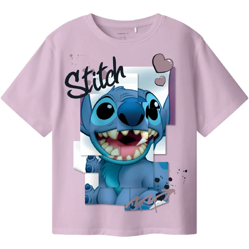 Sports And Leisure Name It Winsome Orchid Diri Stitch Regular T-Shirt Noos