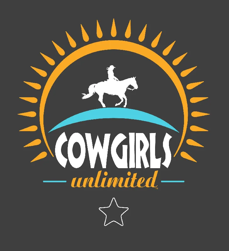 Personalized Design Women's Cowgirls Unlimited Sun Rider T-Shirt #CG-1201