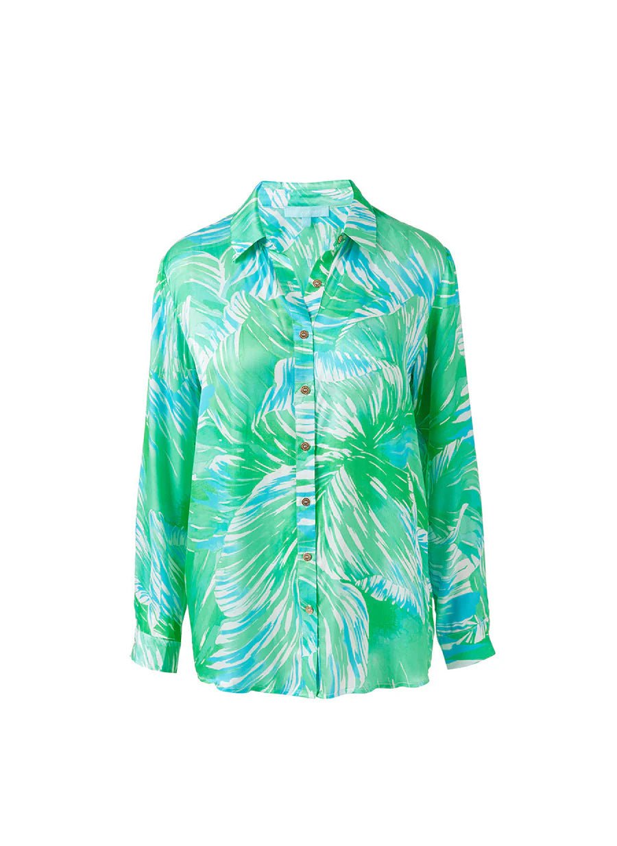 Personalized Design Millie Classic Buttoned Shirt Rainforest