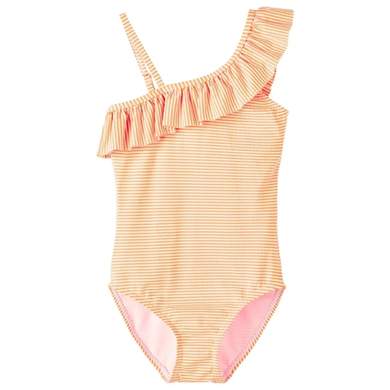 French Style Name it Orange Pop Ziline Swimsuit