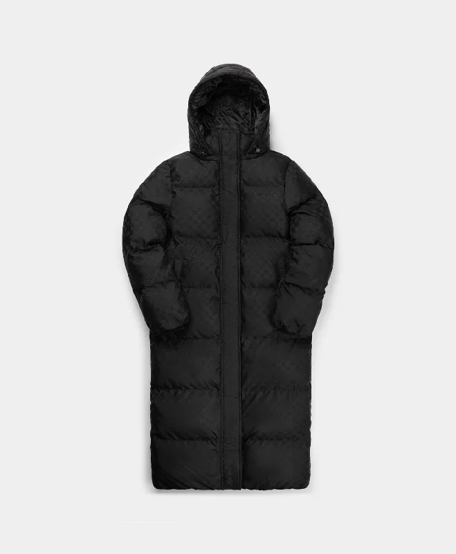 Trendy Items Black Monogram Puffer Coat