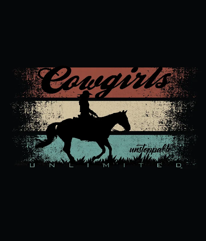 Fresh And Capable Women's Cowgirls Unlimited Unstoppable T-Shirt #CG-1240