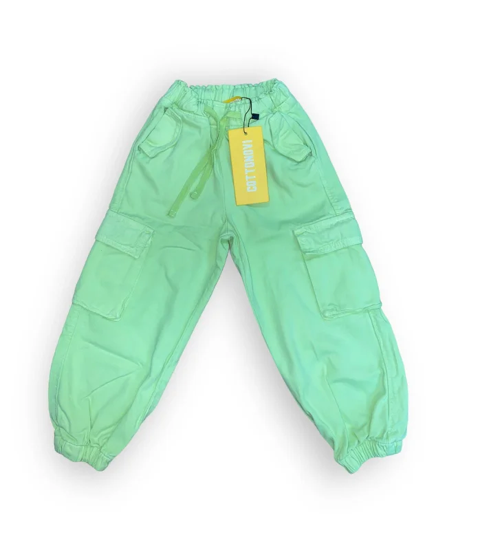 Classic Style Cargo Pants Lime Green