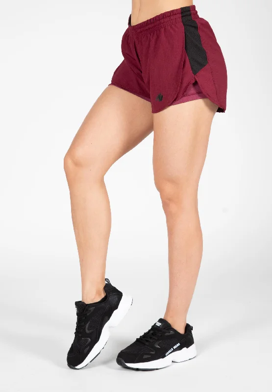 Autumn Selection Salina 2-In-1 Shorts - Burgundy