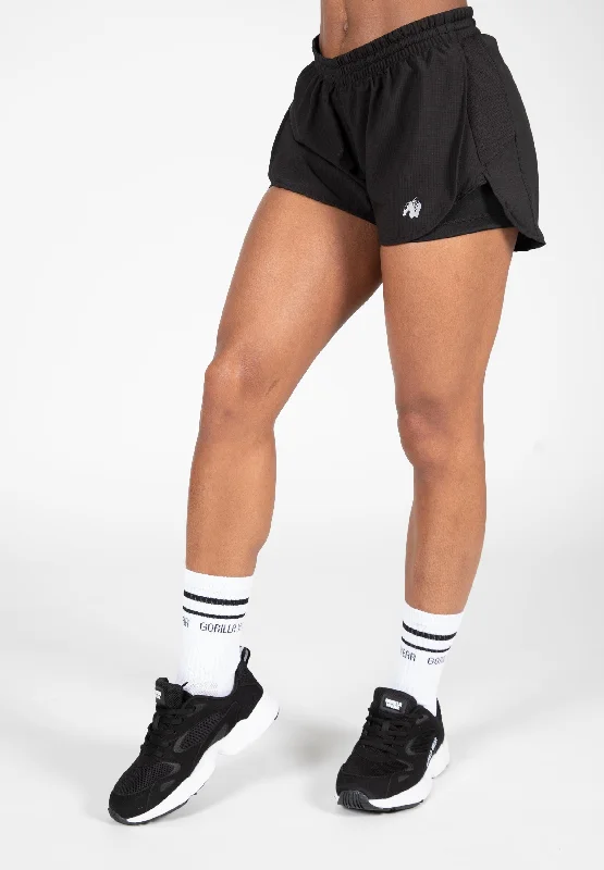 Exquisite Details Salina 2-In-1 Shorts - Black