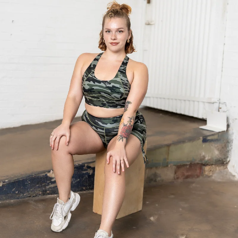 Boutique Recommendation Adore II Shorts - Green Camo