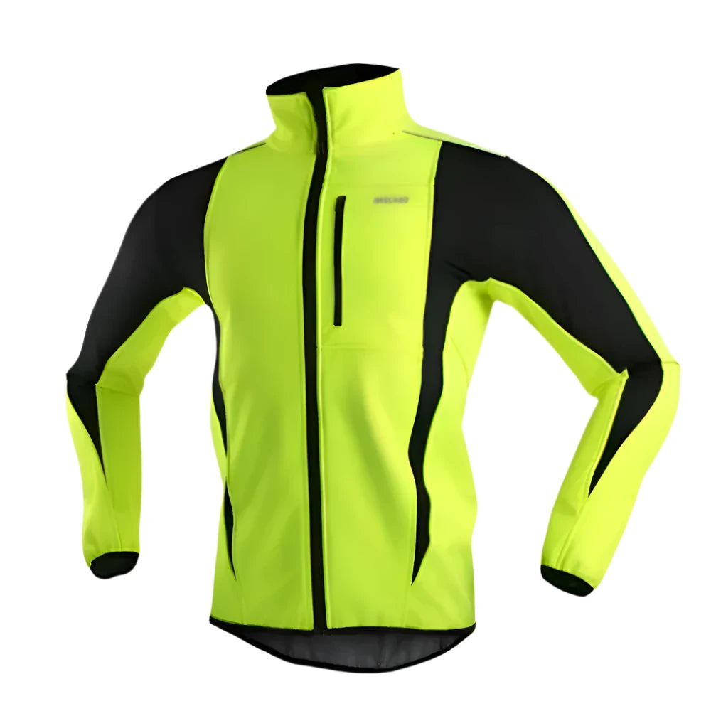 Retro Fashion Men Cycling Reflective Jacket Thermal Fleece Winter Windproof Waterproof Jersey Autumn Bicycle Windbreaker MTB Bike Clothing