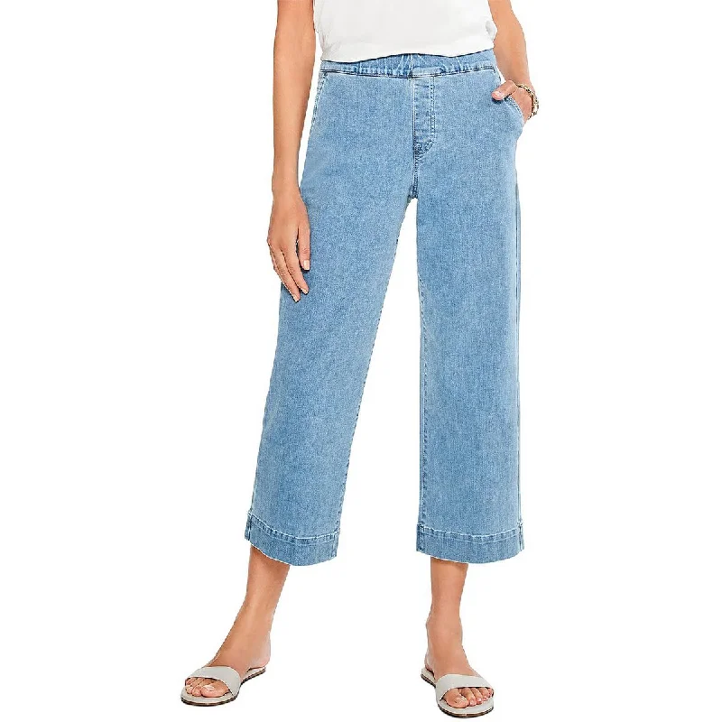 Exquisite Design Nic + Zoe Womens Denim Stretch Wide Leg Jeans