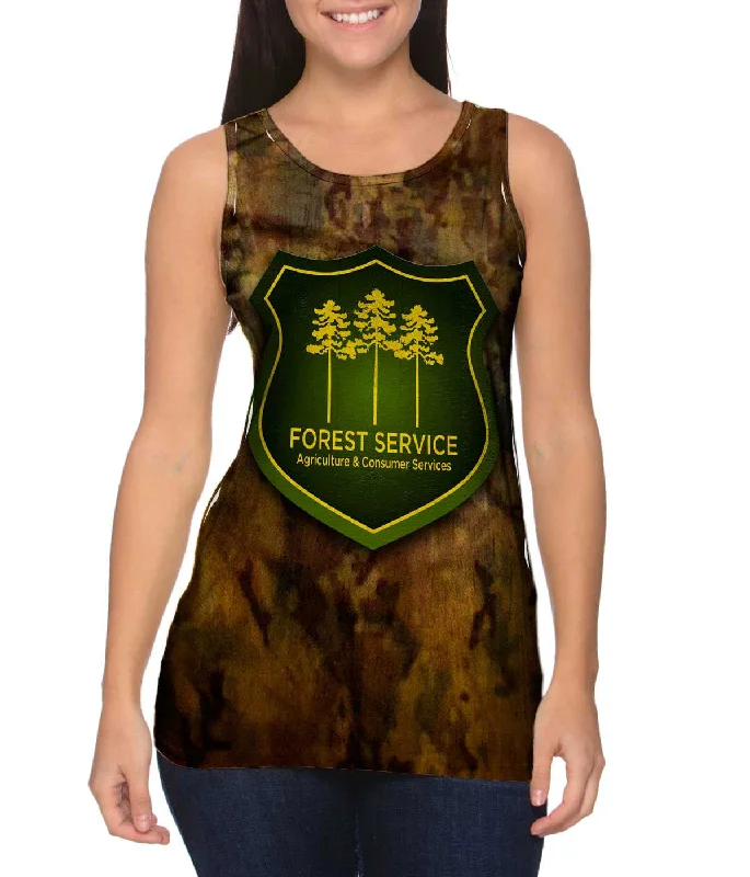 Retro Design Forest Service Brown Camo