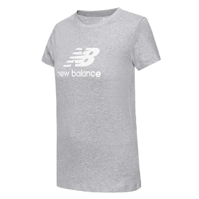 Lace Design New Balance - Women's Essentials Stacked Logo T-Shirt (WT31546 AG)