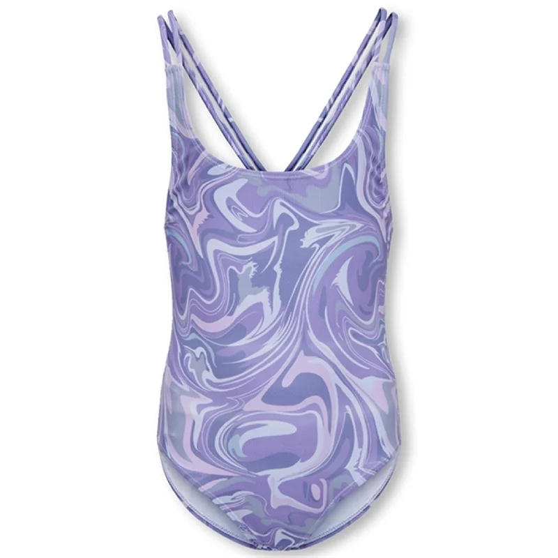 Boutique Recommendation Kids ONLY Purple Rose Caroline Tie Dye Swimsuit