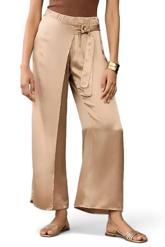 Boutique Recommendation Donatella Wrap Pant In Cafe Au Lait