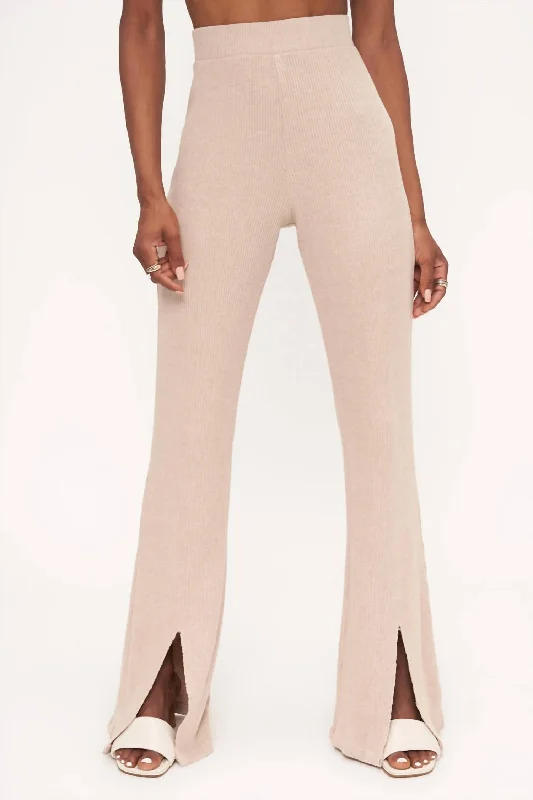 Classic Color Dylan Pants In Cashew