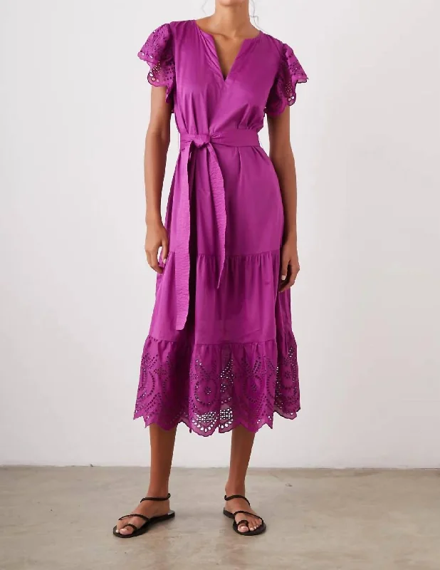 Energy Wear Gia Dress In Berry