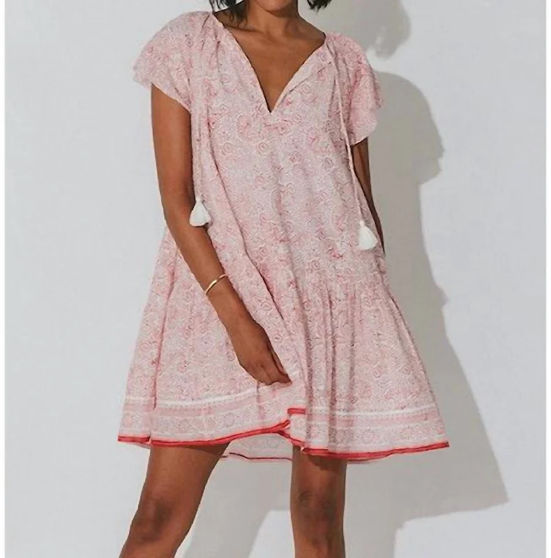 Youthful Style Jaya Mini Dress In Pink