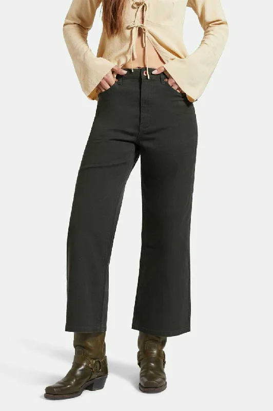 Trendy Items Margo Cropped 5-Pocket Pant - Washed Black