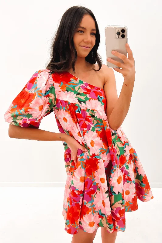 Minimal Classic Miabella Mini Dress Floral Multi